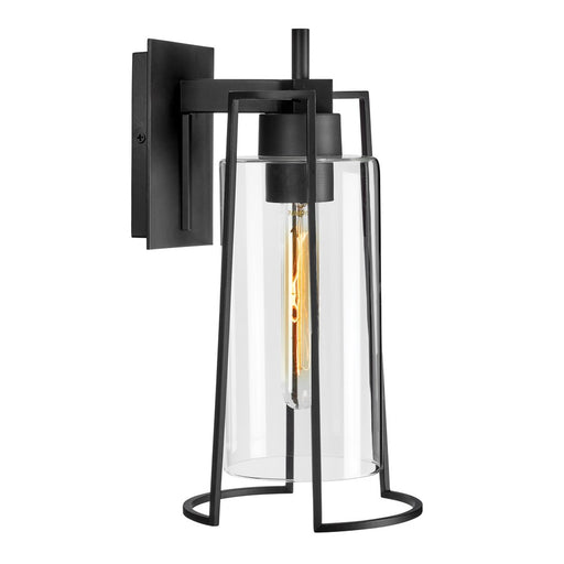 Atlas Lighting Cere Outdoor 14.25'' High 1Lt Sconce, Black/Clear - OL11095-BK