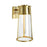 Atlas Lighting Cone 12.75'' High 1Lt Outdoor Sconce, Brass/Clear