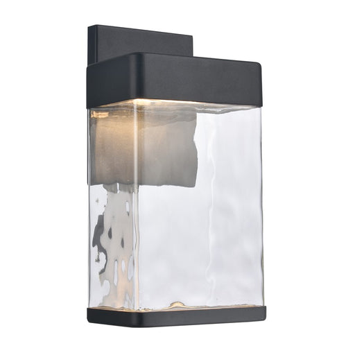 Atlas Lighting Cornice 13.5'' High LED Outdoor Sconce, Black/Clear - OL11099-BK