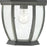 Atlas Lighting Covington 18'' High 1Lt Outdoor Sconce, Black/Clear