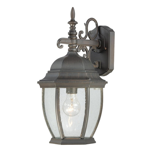 Atlas Lighting Covington 18'' High 1Lt Outdoor Sconce, Bronze/Clear - OL11107-BZ