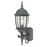 Atlas Lighting Covington 21.5''H 1Lt Outdoor Sconce, Black/Clear