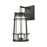 Atlas Lighting Crofton 19'' High 2Lt Outdoor Sconce, Charcoal/Clear
