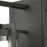 Atlas Lighting Crofton 19'' High 2Lt Outdoor Sconce, Charcoal/Clear
