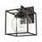 Atlas Lighting Cubed 11'' High 1Lt Outdoor Sconce, Charcoal/Clear