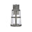 Atlas Lighting Dakota 14'' High 1Lt Outdoor Sconce, Zinc/Clear