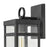 Atlas Lighting Dalton 13'' High 1Lt Outdoor Sconce, Black/Clear