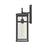Atlas Lighting Dalton 17.5'' High 1Lt Outdoor Sconce, Black/Clear
