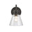 Atlas Lighting Dovas 11.5'' High 1Lt Outdoor Sconce, Black/Clear