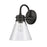 Atlas Lighting Dovas 13.5'' High 1Lt Outdoor Sconce, Black/Clear