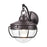 Atlas Lighting Eastport 10'' High 1Lt Outdoor Sconce, Bronze/Clear