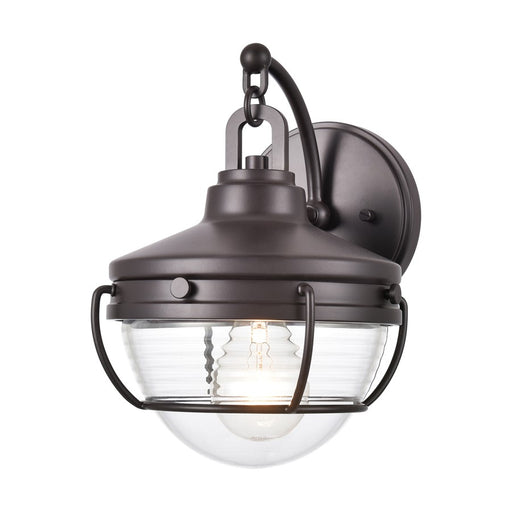 Atlas Lighting Eastport 10'' High 1Lt Outdoor Sconce, Bronze/Clear - OL11130-BZ