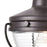 Atlas Lighting Eastport 10'' High 1Lt Outdoor Sconce, Bronze/Clear
