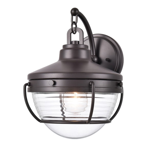 Atlas Lighting Eastport 12'' High 1Lt Outdoor Sconce, Bronze/Clear - OL11131-BZ