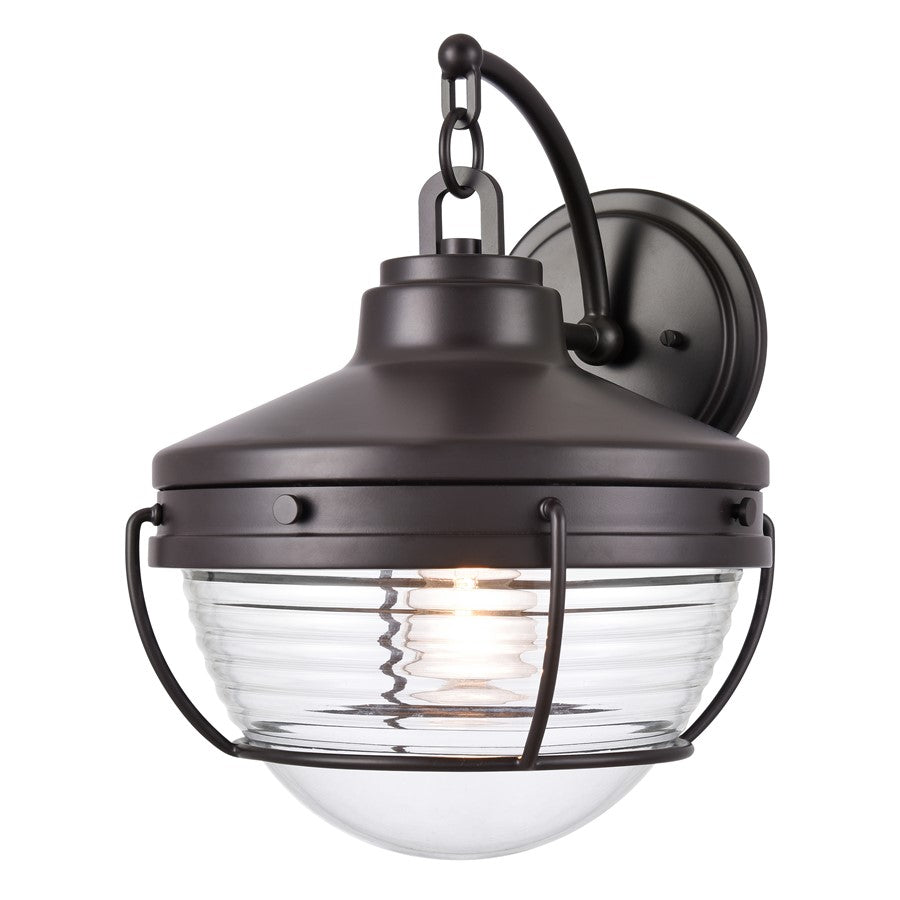 Atlas Lighting Eastport 14'' High 1Lt Outdoor Sconce, Bronze/Clear - OL11132-BZ
