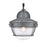 Atlas Lighting Eastport 14''H 1Lt Outdoor Sconce, Aged Zinc/Clear