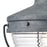 Atlas Lighting Eastport 14''H 1Lt Outdoor Sconce, Aged Zinc/Clear