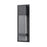 Atlas Lighting Emode 14''H 1Lt Outdoor Sconce, Matte Black/Clear