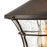 Atlas Lighting Gavin 10'' High 1Lt Outdoor Sconce, Bronze/Clear