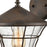 Atlas Lighting Gavin 10'' High 1Lt Outdoor Sconce, Bronze/Clear