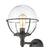 Atlas Lighting Girard 28'' High 1Lt Outdoor Sconce, Charcoal/Clear
