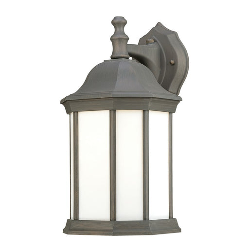 Atlas Lighting Hawthorne 14'' High 1Lt Outdoor Sconce, Bronze/White - OL11149-BZ
