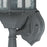 Atlas Lighting Hawthorne 26'' High 1Lt Outdoor Sconce, Black/Clear