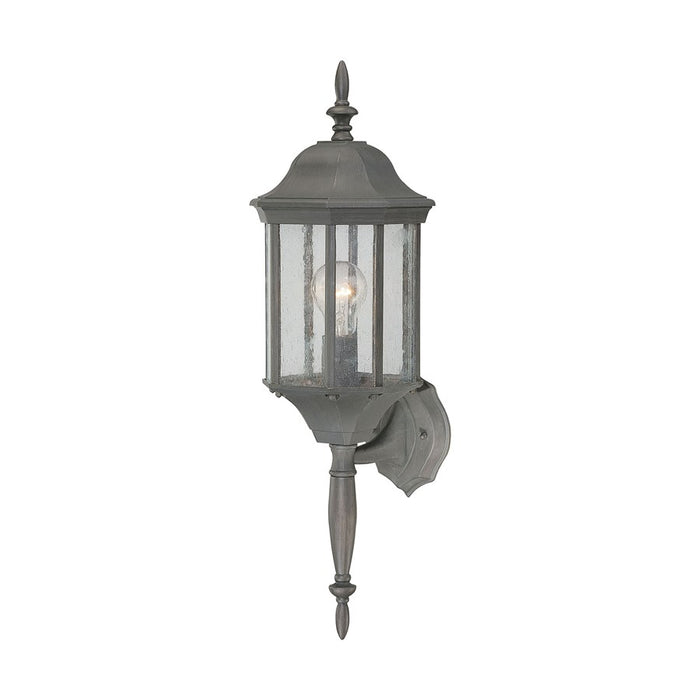Atlas Lighting Hawthorne 26'' High 1Lt Outdoor Sconce, Bronze/Clear