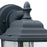 Atlas Lighting Hawthorne 8.5'' High 1Lt Outdoor Sconce, Black/Clear