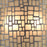 Atlas Lighting Hooper 8'' High 2Lt Outdoor Sconce, Bronze/Amber
