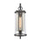 Atlas Lighting Hopkins 15.75'' High 1Lt Outdoor Sconce, Black/Clear