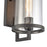 Atlas Lighting Hopkins 15.75'' High 1Lt Outdoor Sconce, Black/Clear