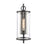 Atlas Lighting Hopkins 20.25'' High 1Lt Outdoor Sconce, Black/Clear