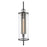 Atlas Lighting Hopkins 30'' High 1Lt Outdoor Sconce, Black/Clear