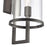 Atlas Lighting Hopkins 30'' High 1Lt Outdoor Sconce, Black/Clear