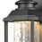 Atlas Lighting Irvine 10''H 1Lt Outdoor Sconce, Matte Black/Clear