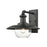 Atlas Lighting Jackson 12'' High 1Lt Outdoor Sconce, Black/Clear