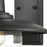 Atlas Lighting Jackson 12'' High 1Lt Outdoor Sconce, Black/Clear