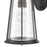 Atlas Lighting Kennison 13'' High 1Lt Outdoor Sconce, Black/Clear