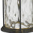 Atlas Lighting Lapuente 14'' High 1Lt Outdoor Sconce, Black/Clear