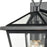 Atlas Lighting Main Street 10''H 1Lt Outdoor Sconce, Black/Clear