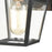 Atlas Lighting Main Street 10''H 1Lt Outdoor Sconce, Black/Clear