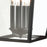 Atlas Lighting Main Street 23''H 4Lt Outdoor Sconce, Black/Clear