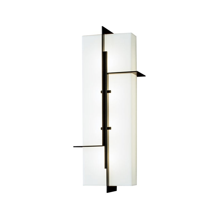 Atlas Lighting Matrix 18'' High LED Outdoor Sconce, Black/White