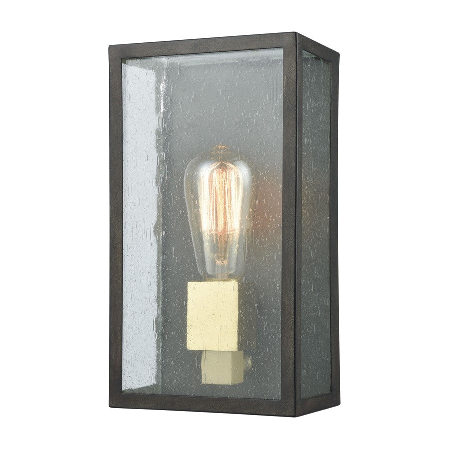 Atlas Lighting McKenzie 11''H 1Lt Outdoor Sconce, Blackened Bronze