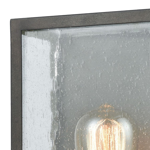 Atlas Lighting McKenzie 11''H 1Lt Outdoor Sconce, Blackened Bronze