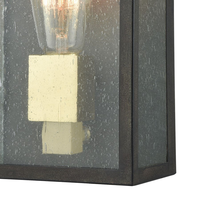 Atlas Lighting McKenzie 11''H 1Lt Outdoor Sconce, Blackened Bronze