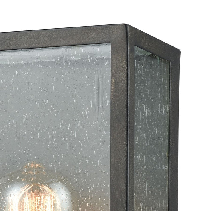 Atlas Lighting McKenzie 11''H 1Lt Outdoor Sconce, Blackened Bronze