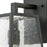 Atlas Lighting Meditterano 16''H 1Lt Outdoor Sconce, Black/Clear