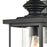 Atlas Lighting Minersville 17''H 1Lt Outdoor Sconce, Black/Clear
